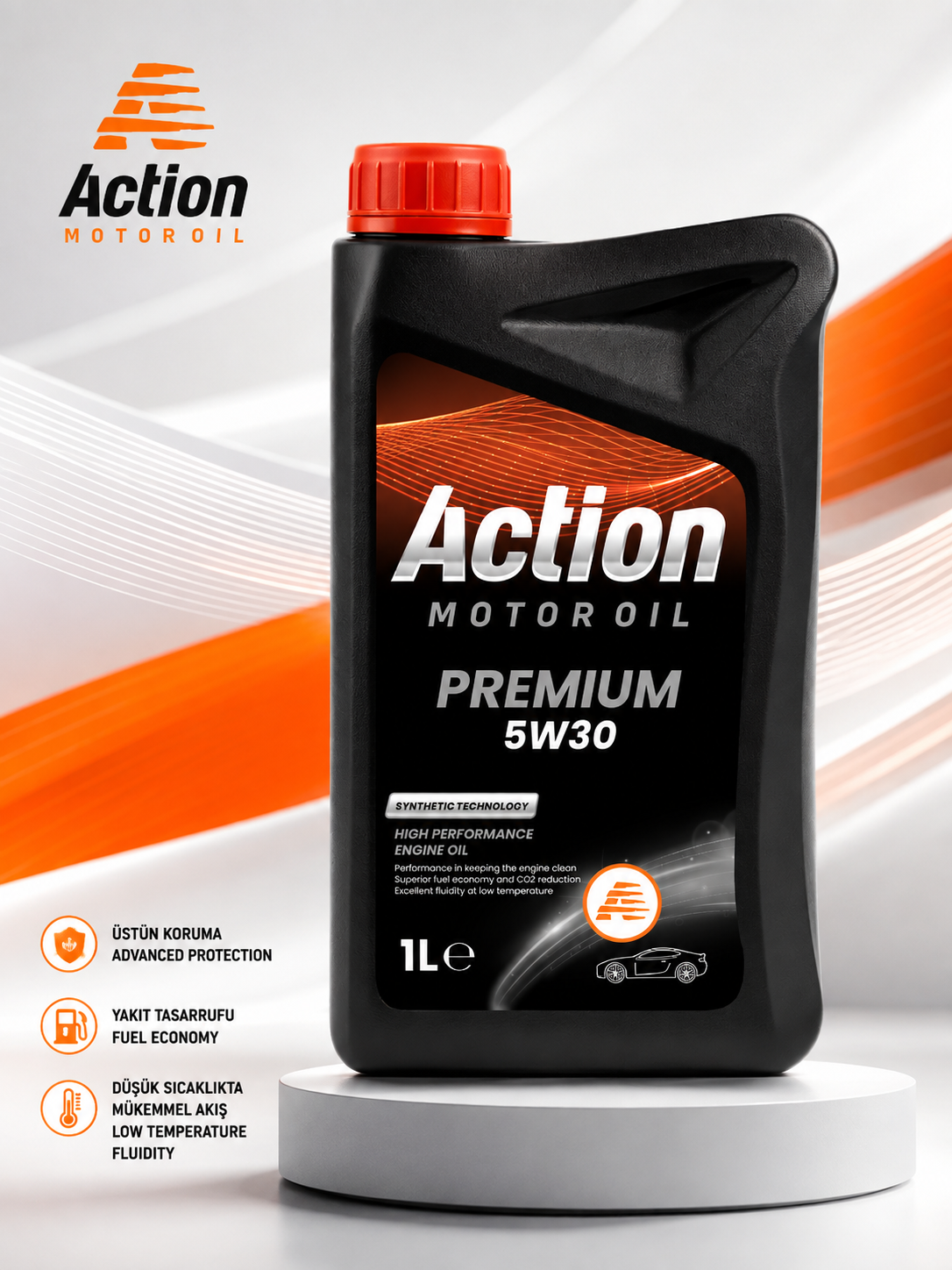 Action Premium 5 W 30  ( 1 Litre )