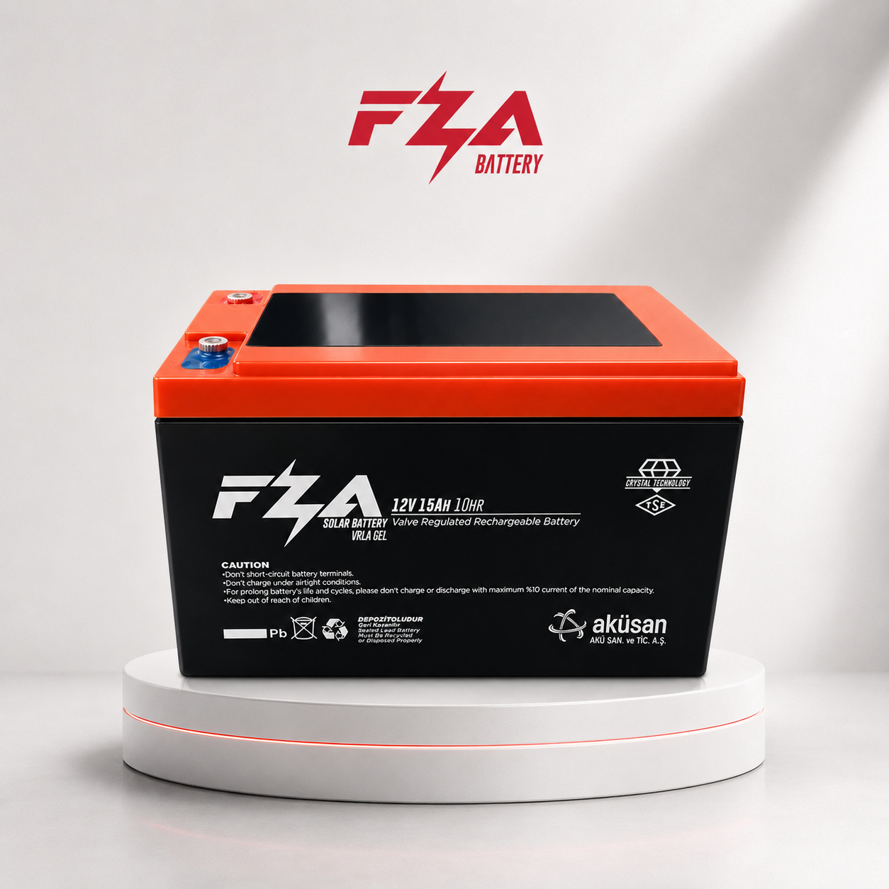 FZA 12V 15 AH Jel Akü / E-Bike (Elektrikli Bisiklet) Aküsü