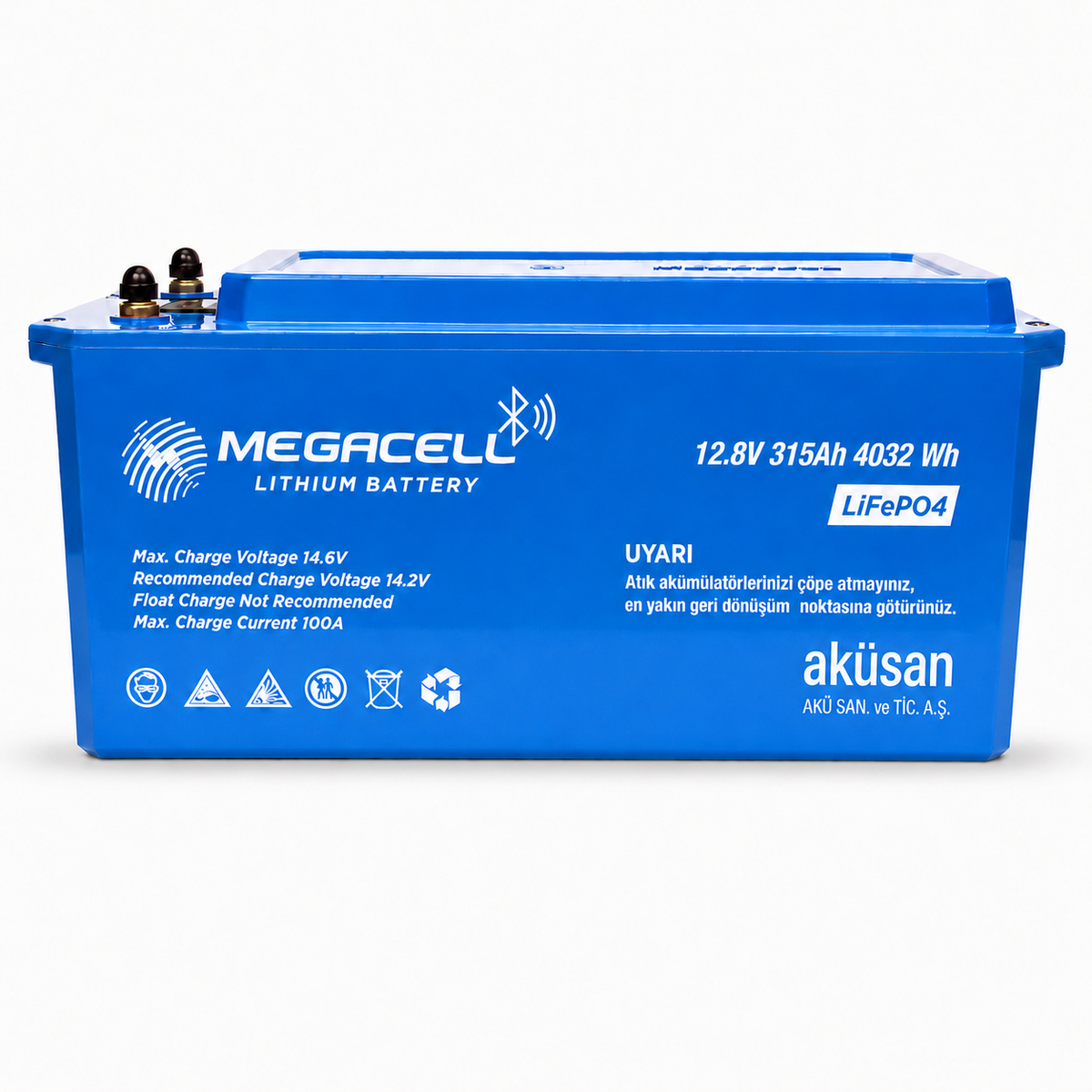 Megacell 315Ah karavan LiFePO4 aküsü
