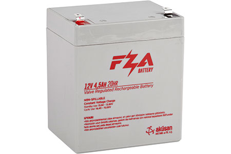 FZA 12 V 4,5-5 AH AGM Kuru Bakımsız Akü FZA 12 V 4,5-5 AH AGM Kuru Bakımsız Akü