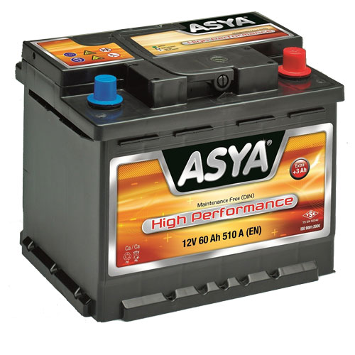 ASYA 12v 60Ah Araç Aküsü