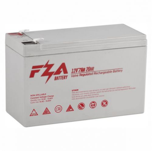 FZA 12 V 7 AH AGM Kuru Bakımsız Akü