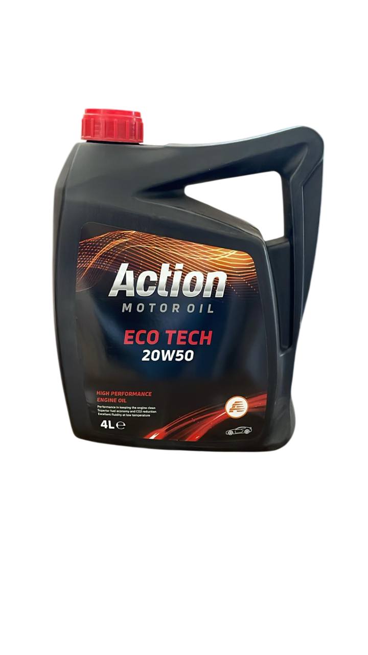 Action Çok Dereceli Motor Yağı Eco Plus 20W50 4 Lt