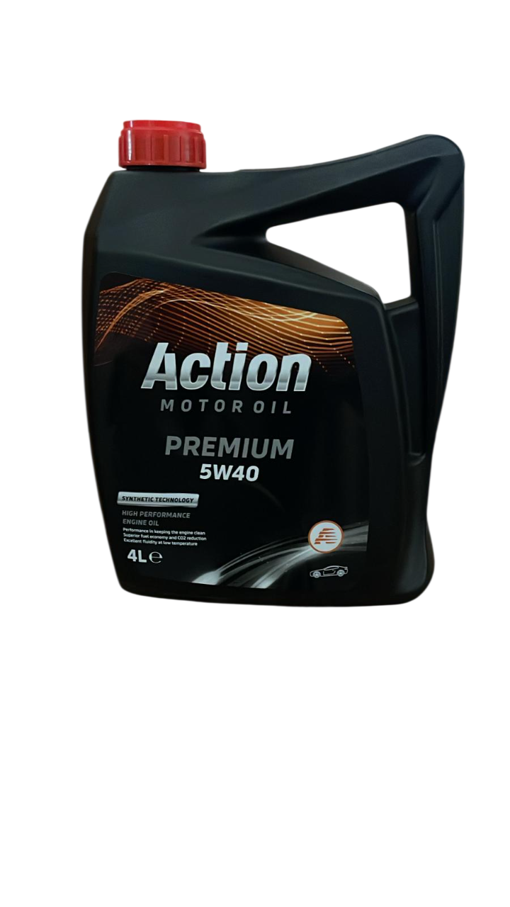 Action Tam Sentetik Motor Yağı Premium 5W40 4 Lt