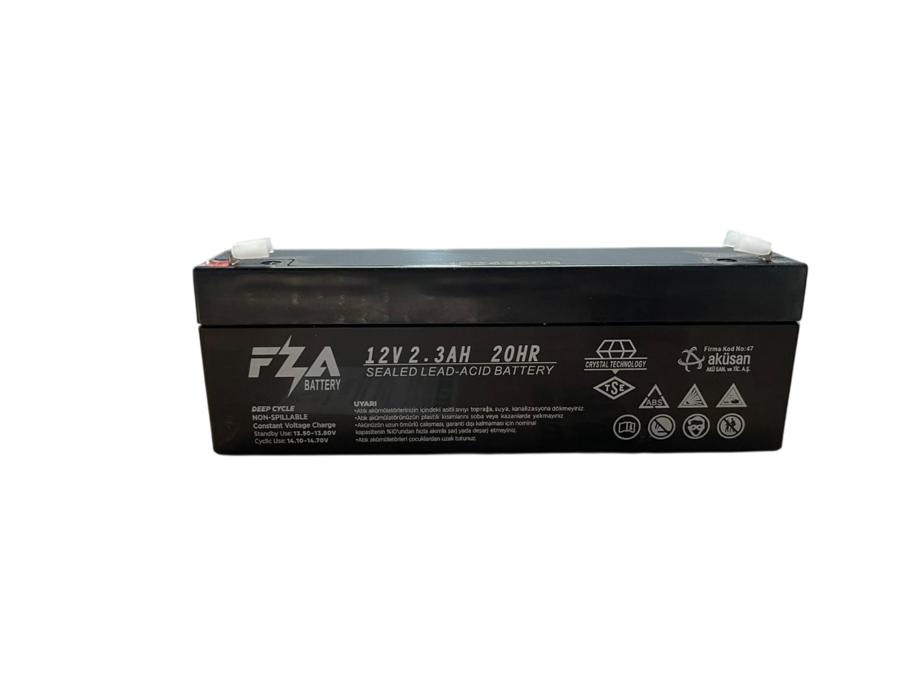 FZA 12 V 2,3 AH AGM Kuru Bakımsız Akü