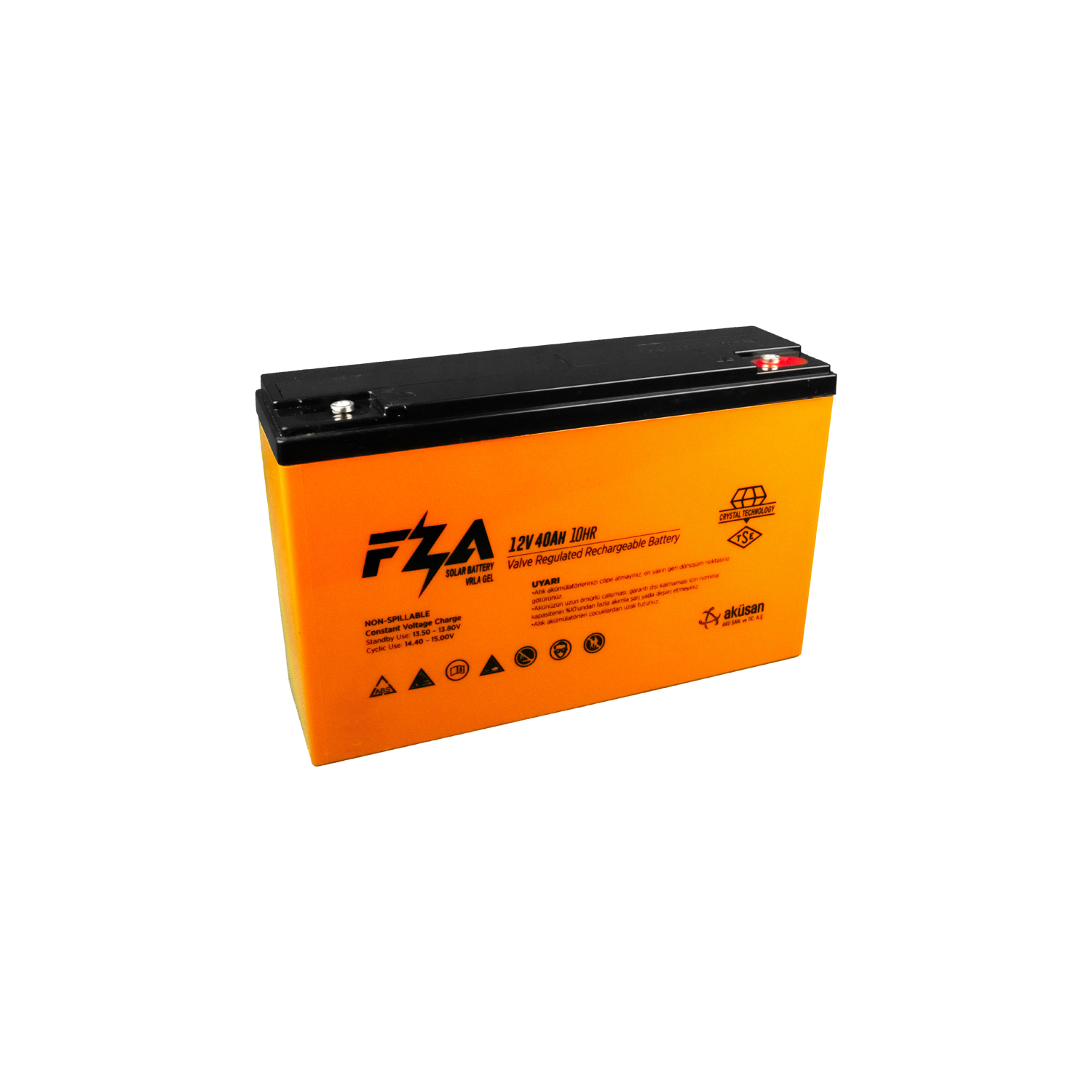 FZA 12 V 40 AH Jel  / E-Bike Akü