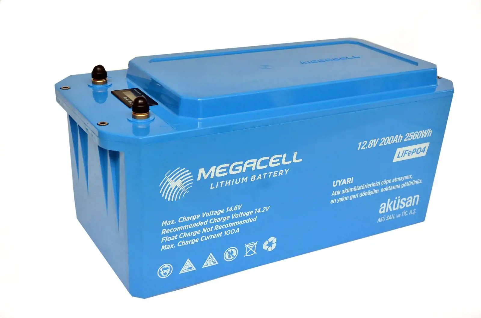 MEGACELL 12.8 V 200 AH Lityum / LifePo4 Akü