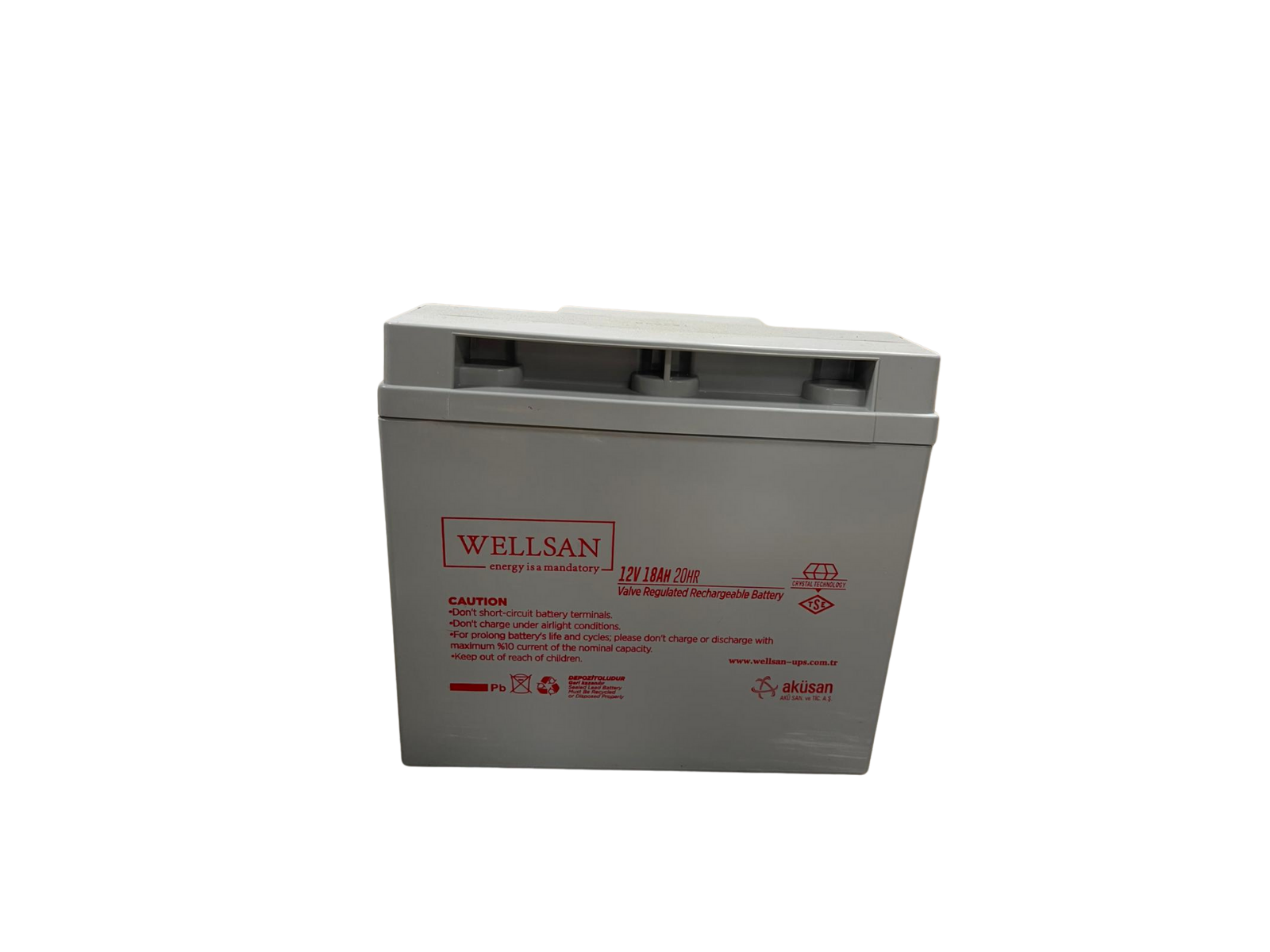Wellsan 12 V 18 AH AGM Akü